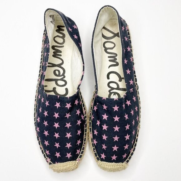 Sam Edelman Pink & Navy Star Espadrilles - Picture 4 of 7